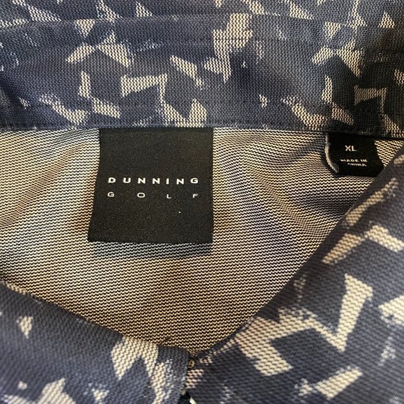 Dunning Golf Performance Polo Trump National Philadelphia Blue Gray XL - Picture 5 of 6